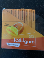 Жевательная резинка без сахара Ksiligum, манго-апельсин, 12 упаковок #47, insan insana