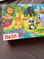 Пазлы для детей 3 лет "Зоопарк", 35 элементов, учим животных для малышей #96, Людмила С.