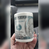 Сувенирная туалетная бумага с приколом "100 долларов" #28, Ирина Н.