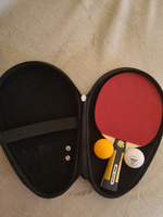 ATEMI EXCLUSIVE PRO профессиональный набор для настольного тенниса (1 ракетка+чехол+2 мяча***) подарочный набор для пинг-понга #6, Анна М.