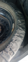 Чехол запасного колеса ПК Эверест из экокожи R15 (D67см) черный #4, Денис П.