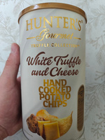 Картофельные чипсы натуральные, приготовленные вручную Hunter's Gourmet "White Truffle & Cheese" Хантерс Гурме Белый Трюфель и Сыр, 150гр #38, Сергей Г.