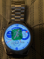 SMART PRESENT Умные часы Смарт часы мужские наручные круглые умные Smart Watch Ultra M, 37mm, Серебристый #3, Тема Н.
