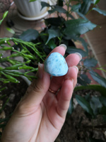 Натуральный камень галтовка 1 шт ларимар 2-3 см #1, Анна Е.