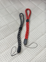 Тканевый шнурок для телефона и наушников / Ремешок на руку / эластичный ланъярд на запястье, Красно-белый #47, Максим С.