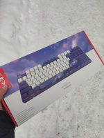 Игровая клавиатура Red Square Keyrox TKL Hyperion (RSQ-20039) G3ms Sapphire Switch белый/фиолетовый Русская раскладка USB #81, Тимофей П.