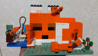 Конструктор LX Мйнкрафт Лисья хижина, 193 детали подарок для девочки, для мальчика, лего совместим, совместим с Lego Minecraft #25, Екатерина Ш.