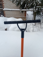 Лопата для уборки снега Cycle Standart, с металлическим черенком в ПВХ оплетке, 680 x 380 мм #8, Юрий