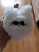Плюшевая игрушка брелок в виде кота/Gojo Satoru Cat Ball/Jujutsu Kaisen Gojo Satoru #8, Светлана Т.