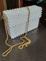 Бокс для плетения сумки из бусин белый кубик хамелеон #8, Анна К.