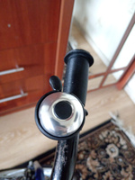 Звонок велосипедный 31A-06 алюминий/пластик, чёрно-серебристый #5, Гамзат И.