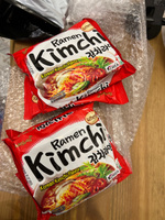 Лапша быстрого приготовления Kimchi Ramen со вкусом кимчи Samyang, пачка 120 г х 4 шт #36, Analyn B.