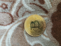 Сувенирная монета Биткоин (Bitcoin) 2 штуки #3, Николай К.