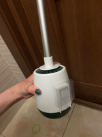 Ершик для унитаза Ridberg Toilet Brush белый, зеленый. Для ванной, ерш, силиконовый, на стену, подставка, напольный, антибактериальный, туалетный #3, Мария