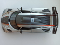 Металлические машинки Кёнигсегг Уан 1/24 Koenigsegg One серый #7, Валерий