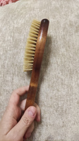 Щетка для волос массажная деревянная с натуральной щетиной #7, Дмитрий К.