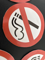 Знак курение запрещено  D-10 см. 4 шт. #2, Денис К.