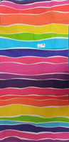 Арт Постель Пляжные полотенца, Вафельное полотно, 80x150 см, разноцветный #2, Ксения С.