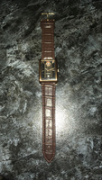 Ремешок для часов NAGATA кожаный 22 мм, коричневый, под рептилию #68, Матвей С.