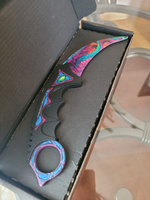 Деревянный нож VozWooden Керамбит Скоростной Зверь КС ГО / из дерева / Karambit Hyper Beast CS GO #45, Анна З.