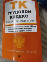 Трудовой кодекс РФ. В ред. на 01.10.24 с табл. изм. и указ. суд. практ. / ТК РФ #1, Татьяна С.