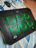 Подставка для ноутбука, нетбука, макбука охлаждающая 15.6 MIRU CP2002 Strom, система охлаждения с 6 вентиляторами, подсветка, USB питание #4, Азарова Евгения