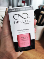 Гель-лак CND Shellac Grapefruit Sparkle #12, Анжелика П.