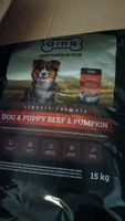 Gina Classic Dog & Puppy Beef & Pumpkin Полнорационный сбалансированный корм супер премиум класса с говядиной и тыквой для активных собак и щенков, 15 кг #46, Александрова Н.