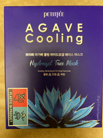 PETITFEE Гидрогелевая маска для лица охлаждающая с экстрактом агавы Agave Cooling Hydrogel Face Mask - 5 шт. #26, Игорь Щ.