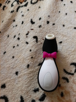 Satisfyer Penguin вибратор Сатисфаер клиторальный для девственниц. Сосет вакуум. 11 режимов, влагостойкий, на аккумуляторе, магнитная зарядка, подарочная упаковка #1, Ольга Ч.