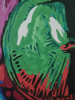 Картина по номерам со светящейся краской 40х50 Поп Арт черепа #40, Юлия П.