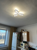 Светильник потолочный светодиодный Rivoli Becca 6117-103 / Люстра потолочная светодиодная с пультом ДУ на кухню, накладная, круглая, в детскую, в спальню, в гостиную, в зал, модерн, белая, 60 Вт, 3698K - 4660К #3, Чодураа Д.