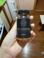 Омега 3 MY VITAMIN 1350 мг 30 капсул, рыбий жир, комплекс витаминов для мужчин и женщин #8, Кристина А.