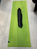 Каучуковый коврик для фитнеса и йоги Manduka eKO lite 180*61*0,4 см - Matcha Marble #19, Анна