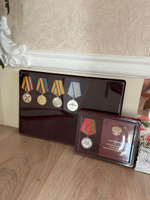 Планшет для хранения медалей диаметром 32мм, футляр для наград, органайзер под знаки отличия, рамка на 12 ячеек #2, Виолетта К.