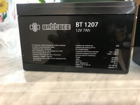 Аккумулятор Battbee BT 1207 12В 7Ач (12V 7Ah) для ИБП, UPS, аккумулятор для детского электромобиля, эхолота, фонарика, кассы, освещения, сигнализации #32, Анаит А.