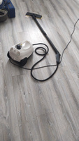 Пароочиститель для дома Karcher SC 2 EasyFix, белый + аксессуары VELERCART: насадка для мытья окон, 1 салфетка для пола, 1 обтяжка для ручной насадки, 4 пластиковые щёточки и 2 латунные #54, Юлия К.