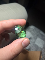 Зеленый хрустальный кристалл 3 см бриллиантовой огранки Изумруд #7, Денис К.