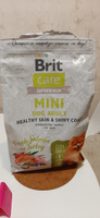 Сухой корм для взрослых cобак минипород BRIT CARE Mini с лососем и индейкой "Adult.Healthy Skin&Shiny Coat",1.5 кг #40, Оксана А.