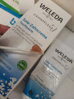 Weleda (Веледа) Зубная паста Oral Care солевая, без фторидов, со вкусом перечной мяты, 75 мл. защита от кариеса и зубного камня. #17, Ольга С.