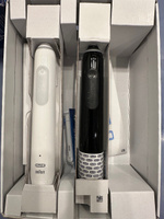 Набор электрических зубных щеток ORAL-B Pro series 3 (3900) Duo Черная + Белая, 3 режима, визуальный датчик давления #97, Султан А.