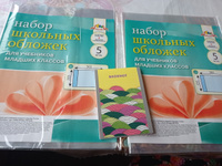 Обложки для учебников младших классов, 233х365мм, ПВХ, 100мкм. Набор 2шт #26, Диана Н.