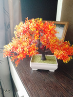 Искусственные цветы дерево бонсай в кашпо для декора #7, Лариса Львовна Ф.