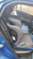 Детское автокресло бустер 2 в 1 Indigo Space isofix растущее, группа 2-3, 15-36 кг, серый #8, Pos Ekaterina