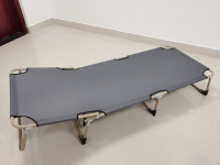 Кровать раскладушка туристическая, кемпинговая походная кровать 190х68х30 см, цвет серый #1, Аксинья Н.