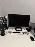 Подставка под монитор для компьютера и ноутбука с RGB подсветкой, полка-органайзер с USB #31, Умида К.