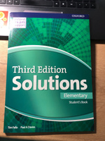 Solutions. Elementary. (Полный комплект) Student's Book+Workbook и онлайн код #6, Кира О.