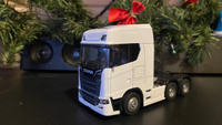 Металлическая модель грузового автомобиля SCANIA 770S. Скания в масштабе 1:50, Белый 15 см. #33, Гульназ М.