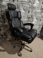 Кресло руководителя офисное, кресло компьютерное , черный #2, Дина К.
