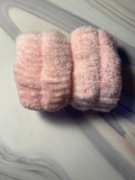 Косметические повязки на руки для умывания (розовые), напульсники или браслеты #2, Лиза К.